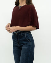 Load image into Gallery viewer, PRADA x Burgundy Fine Knit Silk Blend Top (XS, S)