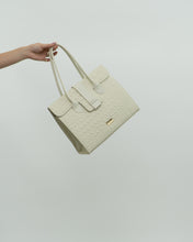 Load image into Gallery viewer, Deadstock x RAFFINATO ITALY White Croc Skin Leather Bag