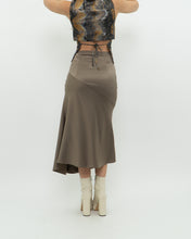 Load image into Gallery viewer, Modern x Satin Olive Skirt (XS)