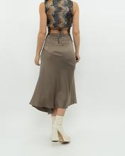 Load image into Gallery viewer, Modern x Satin Olive Skirt (XS)