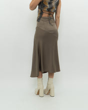 Load image into Gallery viewer, Modern x Satin Olive Skirt (XS)