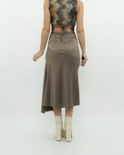 Load image into Gallery viewer, Modern x Satin Olive Skirt (XS)