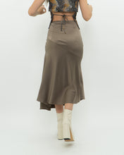 Load image into Gallery viewer, Modern x Satin Olive Skirt (XS)