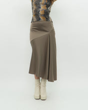 Load image into Gallery viewer, Modern x Satin Olive Skirt (XS)