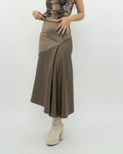 Load image into Gallery viewer, Modern x Satin Olive Skirt (XS)