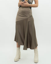 Load image into Gallery viewer, Modern x Satin Olive Skirt (XS)