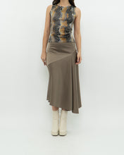 Load image into Gallery viewer, Modern x Satin Olive Skirt (XS)