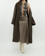 Load image into Gallery viewer, Modern x Satin Olive Skirt (XS)