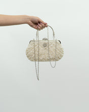 Load image into Gallery viewer, Vintage x Pearl, Rhinestone Beaded Clutch