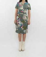 Load image into Gallery viewer, ETRO ITALY x Green Floral Dress (S)