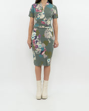 Load image into Gallery viewer, ETRO ITALY x Green Floral Dress (S)