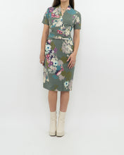 Load image into Gallery viewer, ETRO ITALY x Green Floral Dress (S)