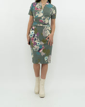 Load image into Gallery viewer, ETRO ITALY x Green Floral Dress (S)