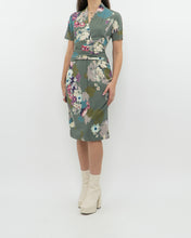 Load image into Gallery viewer, ETRO ITALY x Green Floral Dress (S)