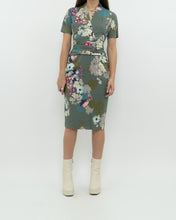 Load image into Gallery viewer, ETRO ITALY x Green Floral Dress (S)