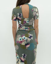 Load image into Gallery viewer, ETRO ITALY x Green Floral Dress (S)