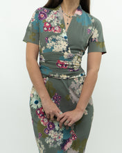 Load image into Gallery viewer, ETRO ITALY x Green Floral Dress (S)