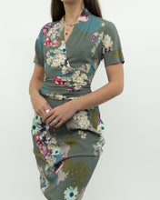 Load image into Gallery viewer, ETRO ITALY x Green Floral Dress (S)