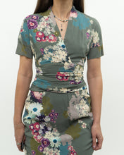 Load image into Gallery viewer, ETRO ITALY x Green Floral Dress (S)