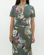 Load image into Gallery viewer, ETRO ITALY x Green Floral Dress (S)