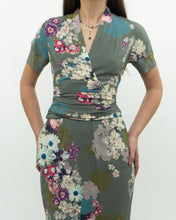 Load image into Gallery viewer, ETRO ITALY x Green Floral Dress (S)