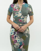 Load image into Gallery viewer, ETRO ITALY x Green Floral Dress (S)