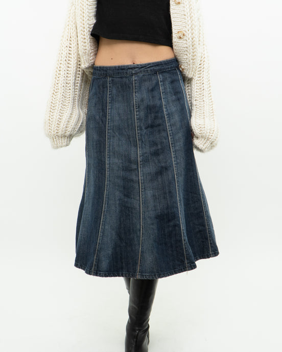 Vintage x TRISTAIN & ISEUT Denim Skirt (S, M)