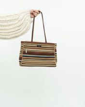 Load image into Gallery viewer, Vintage x KATE SPADE Striped Canvas Bag