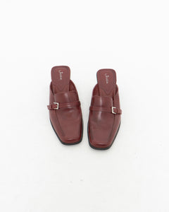 Vintage x JESSICA Burgundy Leather Loafers (9, 9.5)