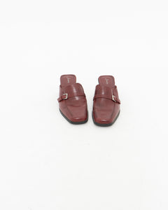 Vintage x JESSICA Burgundy Leather Loafers (9, 9.5)