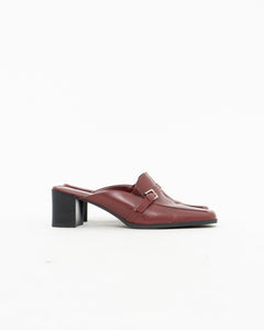 Vintage x JESSICA Burgundy Leather Loafers (9, 9.5)