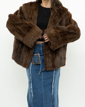 Load image into Gallery viewer, Vintage x Brown Custom Genuine Fur Jacket (S-L)