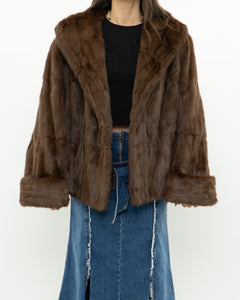 Vintage x Brown Custom Genuine Fur Jacket (S-L)