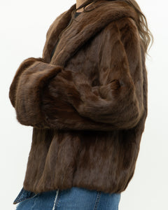 Vintage x Brown Custom Genuine Fur Jacket (S-L)