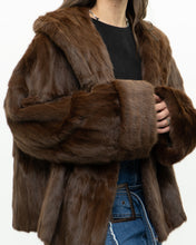 Load image into Gallery viewer, Vintage x Brown Custom Genuine Fur Jacket (S-L)