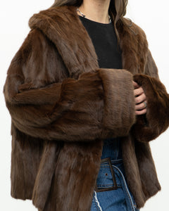 Vintage x Brown Custom Genuine Fur Jacket (S-L)