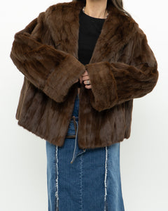 Vintage x Brown Custom Genuine Fur Jacket (S-L)