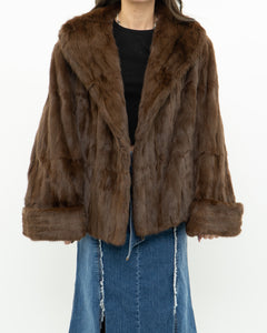 Vintage x Brown Custom Genuine Fur Jacket (S-L)