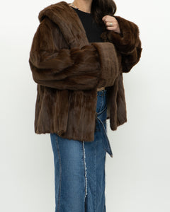 Vintage x Brown Custom Genuine Fur Jacket (S-L)