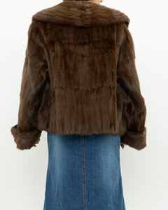 Vintage x Brown Custom Genuine Fur Jacket (S-L)