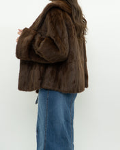 Load image into Gallery viewer, Vintage x Brown Custom Genuine Fur Jacket (S-L)