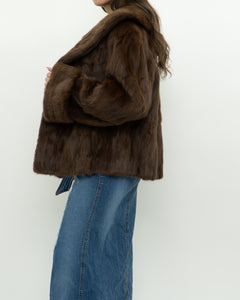 Vintage x Brown Custom Genuine Fur Jacket (S-L)