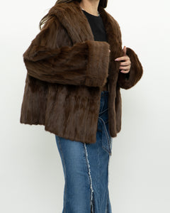 Vintage x Brown Custom Genuine Fur Jacket (S-L)