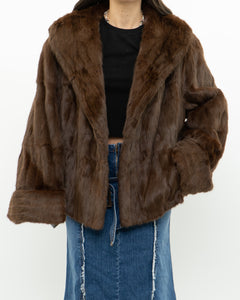 Vintage x Brown Custom Genuine Fur Jacket (S-L)