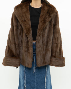 Vintage x Brown Custom Genuine Fur Jacket (S-L)