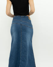 Load image into Gallery viewer, Vintage x Long Panelled Denim Skirt (L)