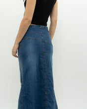 Load image into Gallery viewer, Vintage x Long Panelled Denim Skirt (L)