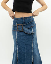 Load image into Gallery viewer, Vintage x Long Panelled Denim Skirt (L)