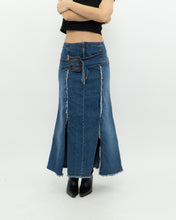 Load image into Gallery viewer, Vintage x Long Panelled Denim Skirt (L)