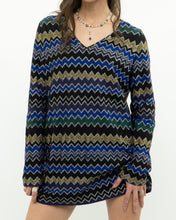 Load image into Gallery viewer, Vintage x MISSONI ITALY Metallic Zig Zag Dress (XS-M)